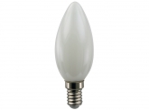 LED Fadenlampe C35 Candle E14 matt 4W 300 Lumen