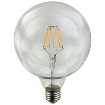LED Fadenlampe G125 Globe E27 klar 2W 180 Lumen AdLuminis LED-Filament Globe G125 klar 2W E27   